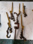 (5) Chain Binders & (1) Ellis Shoring Jack