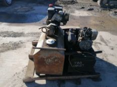(2) Concrete Form Oilers, (1) Tecumseh Formula 5.0 HP Motor. Located in Naperville, IL.