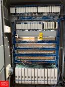 Allen Bradley Logix 5555 PLC Controler, I/O Modules, Servo Drives, Relays and Cabinet Rigging Fee: $