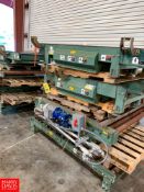 (4) Sections Hytrol Power Roller Conveyor Up to 51