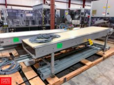 23' Length S/S Frame Power Belt Conveyors, Gear Reducing Drives, 28.5