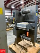 Keene Technology Inc. Automatic Roll Feeder / Lap Splicer Model PC-1424-R, S/N 2448. Rigging