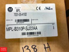 Allen Bradley Servo Motor MPL-B310P-SJ22AA Spare Part For Cloud Pouch Machine Rigging Fee: $ 20