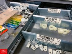 Contents Of 11 Drawers Allen Bradley Micrologix 1500 And 1100 PLC'S , Relays Etc.