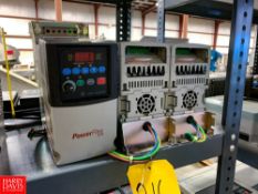 Allen Bradley Power Flex 40, 5 Hp. VFD, Catalog Number 22-RF012-BS