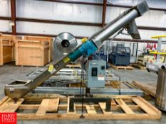 12' S/S Inclined Auger Conveyor With 7