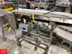 Portable S/S Frame Belt Conveyor, With Drive