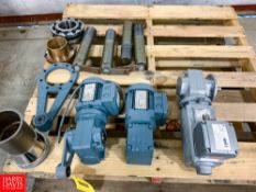 3 Sew- Euro Drive Gear Reducing Drive Motors, Rollers, And Hardware