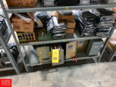 Allen Bradley I/O Cards And Racks On 2 Shelfs