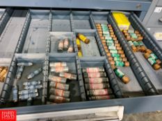 Large Quanity Fusetron Fuses in 5 Drawers