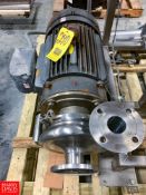 WCB 50 Hp. Pump, With Baldor 3025 RPM Motor And S/S Head