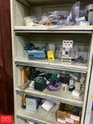 Siemes I/O Cards, Cutler Hammer Breaker, And Cables, With Shelf