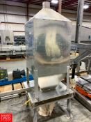 Aluminum Feed Hopper, Wirh Air Operated Valve