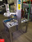 Inter Pack Mdl. USA2024SBSS Stainless Steel Case Sealer, top & bottom tapers, 110 volts, (top tape