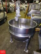 Hamilton 100 Gallon Stainless Steel Kettle, 1/2 jacketed, 36