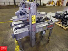 3M Mdl. A20S Stainless Steel Portable Case Sealer, top & bottom tapers, Ser. #2110 Rigging Fee: $