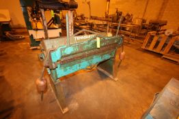 Tennsmith Bending Machine, M/N HBU 4812, S/N 16681, Capacity: 22 Gauge Steel, with Aprox. 46