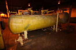 Horizontal Receiver, MAWP 250 PSI @ 300 F, Aprox. 15' L x 42