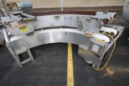 H BABB Aprox. 7 ft L - 45 Degree S/S Conveyor Section with 36