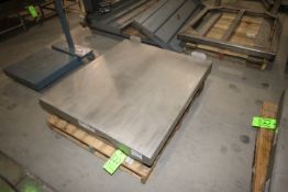 Mepaco S/S Pallet Lift, M/N EZ 1000, S/N 6128-1-7, Platform Dims.: Aprox. 48