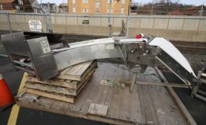 Aprox. 7 ft L - 45 Degree S/S Conveyor Section with 36