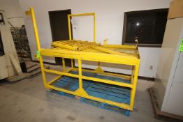 Steel Platform with Stairs & Hand Rails, Overall Dims.: Aprox. 81