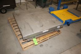 Mepaco S/S Pallet Lift, M/N EZ 1000, S/N 6128-1-2, Platform Dims.: Aprox. 48