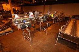 2-Sections of S/S Conveyor, 1-Section Sidel Aprox. 15' L x 6