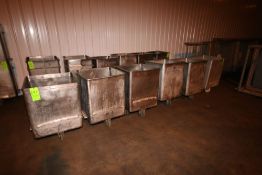 S/S Portable Totes, Internal Dims.: Aprox. 25-1/2