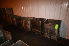 S/S Portable Totes, Internal Dims.: Aprox. 25-1/2