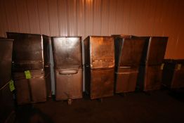 S/S Portable Totes, Internal Dims.: Aprox. 25-1/2