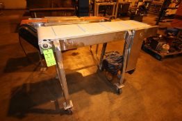 2-Sections of Straight S/S Conveyor, 1-Aprox. 59