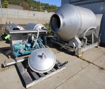 Blentech S/S Vacuum Tumbler, Model VT1-3000-S, S/N 970676 with Aprox. 8 ft. L x 67