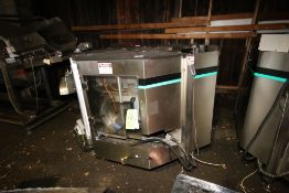 Enclosed S/S Accumulation Station, with (4) Hinge Lids, with Aprox. 48