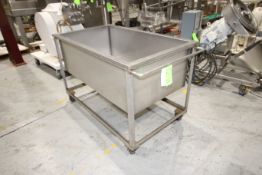 S/S Portable Totes, Internal Dims.: Aprox. 53-1/2