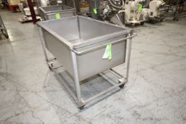 S/S Portable Totes, Internal Dims.: Aprox. 53-1/2