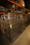 Portable S/S Racks, with (7) Shelves, Overall Dims.: Aprox. 40