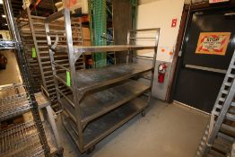 (1) Portable 4-Shelf Unit, Overall Dims.: Aprox. 65