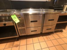 Randell Refrigerator / Sandwich Prep Table, Model 9030K-7, S/N W953299-1, 48