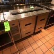 Randell Refrigerator / Sandwich Prep Table, Model 9030K-7, S/N W953300-11, 48