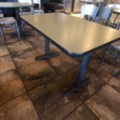 (6) 4-Person Tables with (24) Walsh Simmons Seating Chairs , Approx. 44