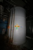 Vertical Fiberglass Tank, Overall Dims.: Aprox. 145