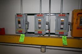 Safety Switches, Wall Mounted (LOCATED IN DEIONIZED WATER SYSTEM ROOM)