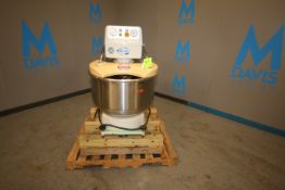 Benier Diosna Spiral Mixer, Model Mach. Type SP 80 D, SN 9614 - 2964, with 25
