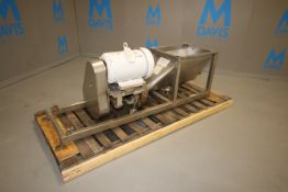 Key S/S Hydro Flo Food Pump, M/N 4142-C-2, S/N 84-41249, with 15 hp Baldor Motor, 1760 RPM, 230/