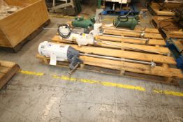 Sharpe 2 hp Agitator, M/N D-15080R, S/N 35300-1, with Aprox. 34-1/2