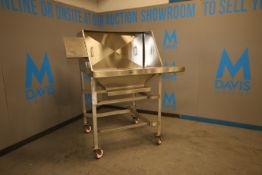 S/S Portable Screener, with (1) S/S Screen, Overall Dims.: Aprox. 66