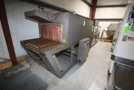 X-Pak Remanufactured Tray Overwrapper/Shrink Tunnel with Aprox. 8 ft. L Tunnel and Aprox. 30” W x