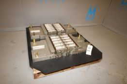 Compact 5-Wide S/S Bottle Molds, S/N 905.851.7724/859.371.3250, Overall Dims.: Aprox. 18-1/4
