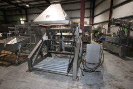 National Bulk Equipment Tote Dumper, M/N 21-7I1-SP, S/N 7017006-2, with Aprox. 41